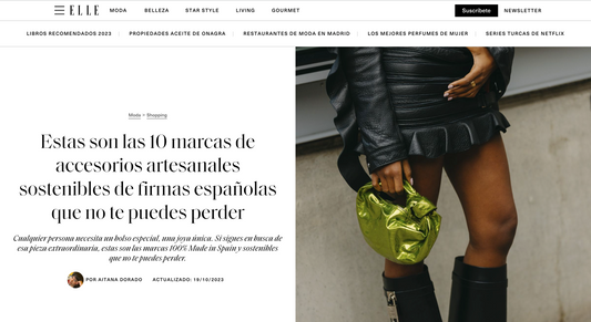 Raisin en Elle: Estas son las 10 marcas de accesorios artesanales sostenibles de firmas españolas que no te puedes perder